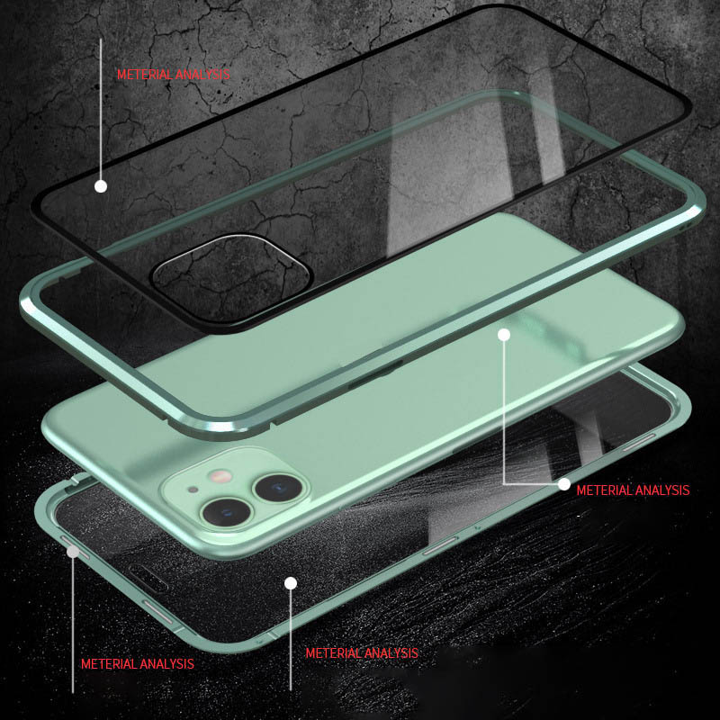 Privatsphäre Magnetische Glas Telefon Fall Anti Peep Screen Protector für iPhone 11 Pro Max 6 7 8 Plus X XS XR Magnet Fall Abdeckung Privatsphäre Magnetische Glas Telefon Fall Anti Peep Screen Protector für iPhone 11 Pro Max 6 7 8 Plus X XS XR Magnet Fall Abdeckung