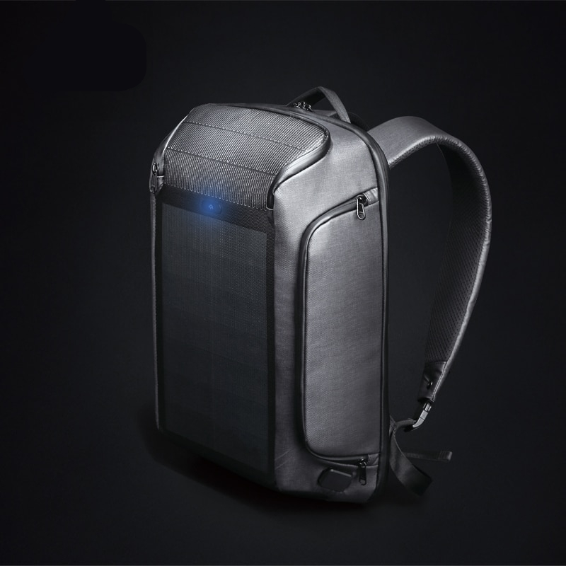 Kingsons Beam Backpack Security Men's Travel Solar Panel Backpacks Solar Charging Efficiency Shoulder Bags Anti-theft Backpacks
