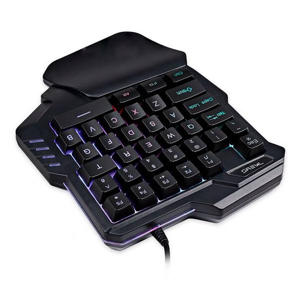 G30 1.6m Wired Gaming Keypad with LED Backlight 35 Keys One-handed Membrane Keyboard for LOL/PUBG/CF G30 1.6m Wired Gaming Keypad with LED Backlight 35 Keys One-handed Membrane Keyboard for LOL/PUBG/CF