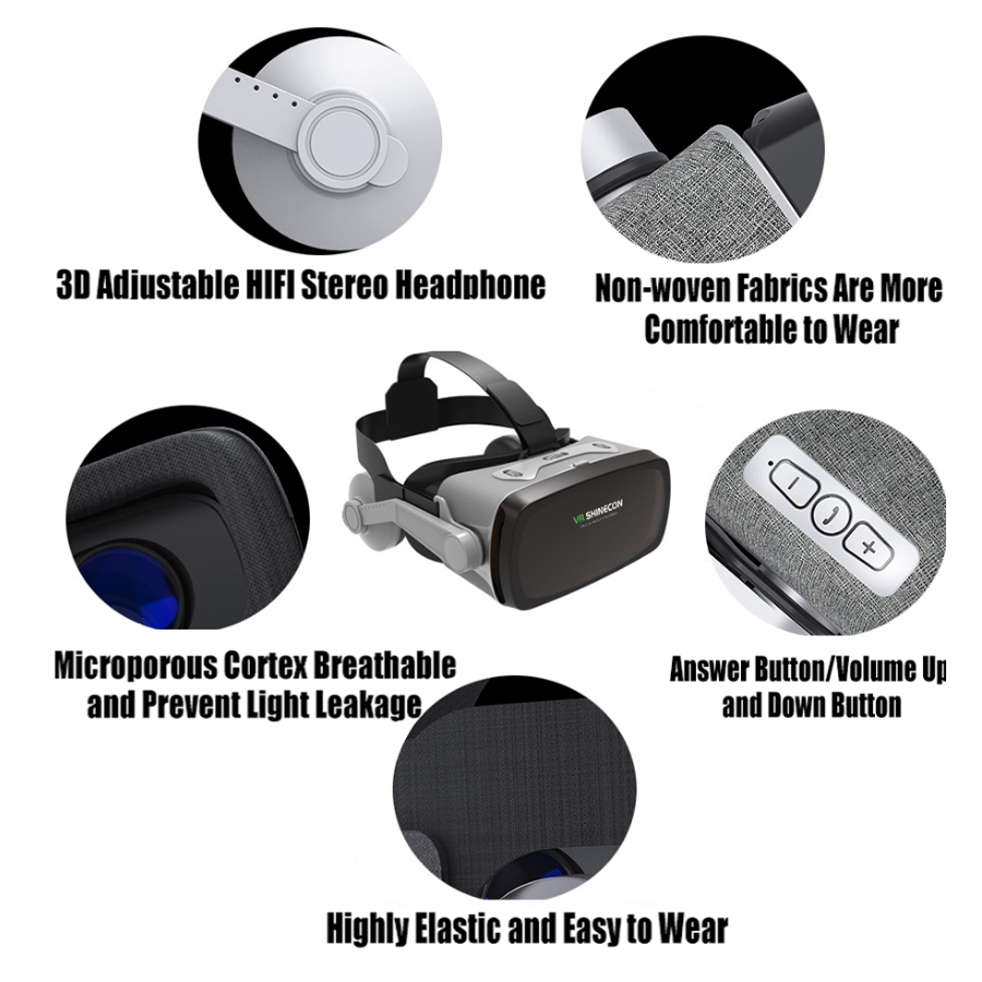 VR Shinecon G07E Viar Casque Headset Virtual Reality Glasses 3D Helmet Goggles 3 D For iPhone Android Phone Smartphone Lense Set VR Shinecon G07E Viar Casque Headset Virtual Reality Glasses 3D Helmet Goggles 3 D For iPhone Android Phone Smartphone Lense Set