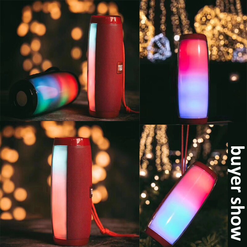 Portable Speaker Bluetooth Column Wireless Bluetooth Speaker Powerful High BoomBox Outdoor Bass HIFI TF FM Radio with LED Light Portable Speaker Bluetooth Column Wireless Bluetooth Speaker Powerful High BoomBox Outdoor Bass HIFI TF FM Radio with LED Light