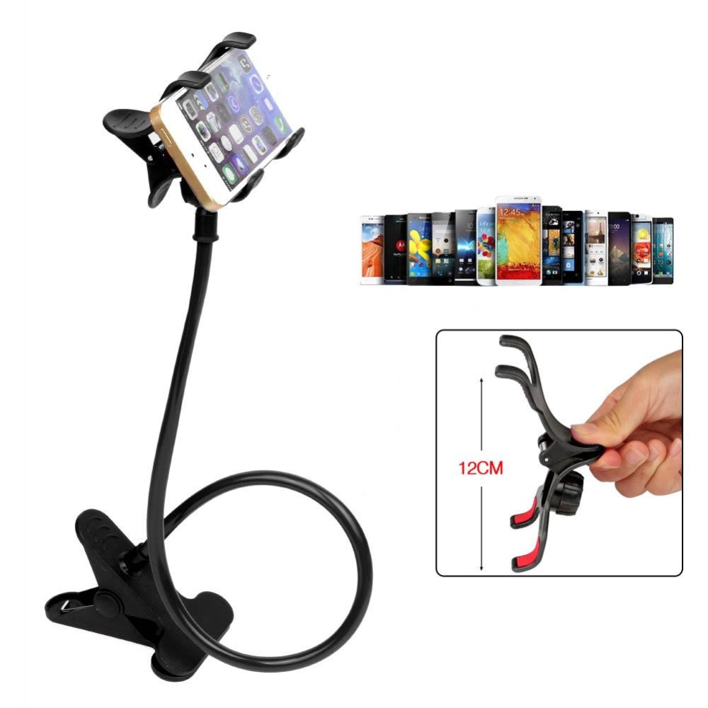 Universal Cell Phone holder Flexible Long Arm lazy Phone Holder Clamp Bed Tablet Car Mount Bracket For iPhone XS X Samsung