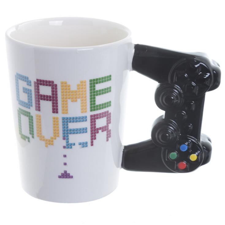 1Pc Game Over Coffee Mug 3D Game Controller Handle Office Coffee Ceramic Cup Mug Nerd Mug Gameboy Gamer Gift PS4 1Pc Game Over Coffee Mug 3D Game Controller Handle Office Coffee Ceramic Cup Mug Nerd Mug Gameboy Gamer Gift PS4